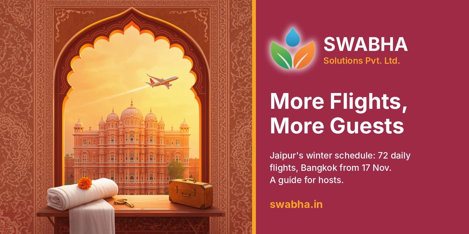 Jaipur's Winter Flight Schedule: What It Means for Hosts