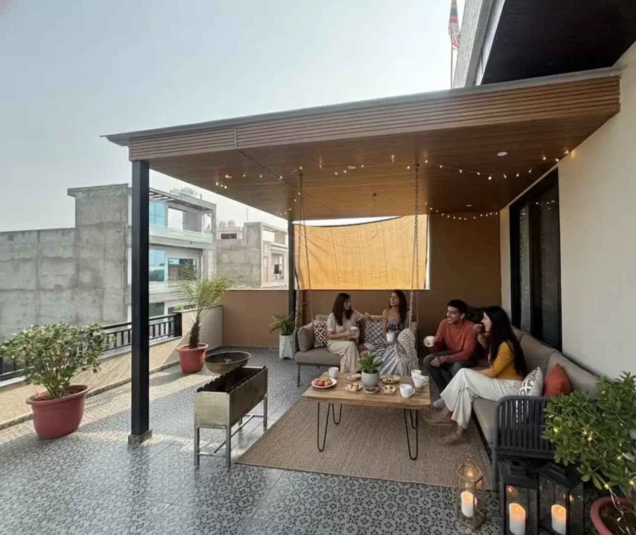 Urasha-Meraki Stays-2BHK Villa w Jacuzzi&Balcony view 9